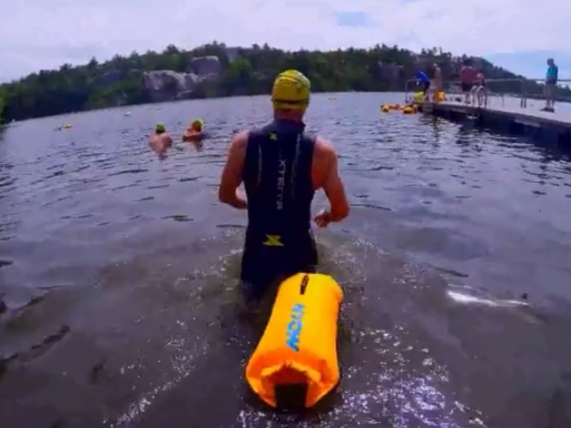 Swim Buoy Flotation Device with Dry Bag