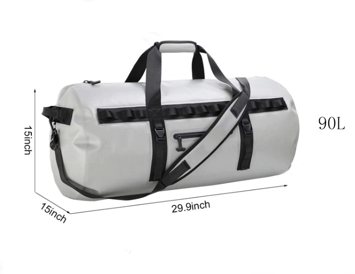 floating dry bag with strap with innovative transparent window design for boating