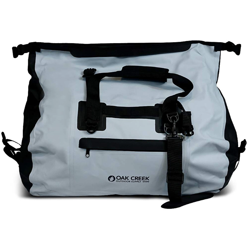 Prosperity dry pack bag with adjustable shoulder strap open water swim buoy flotation device