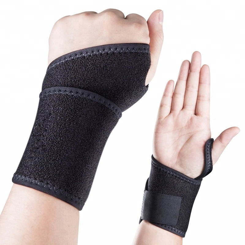 Adjustable Elastic Self-Heating Pressure  Neoprene Support Relief Pain from Tenosynovitis,  Carpal Tunnel, for Right and Left Hands