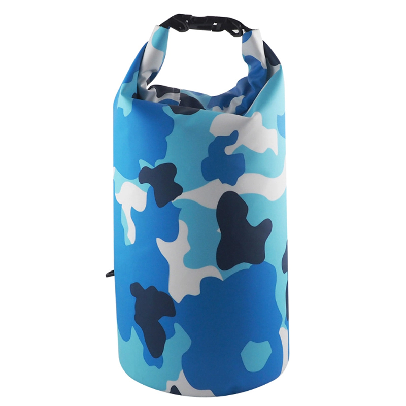 Lightweight Camouflage PVC Waterproof Dry Bag with Strap for Outdoor