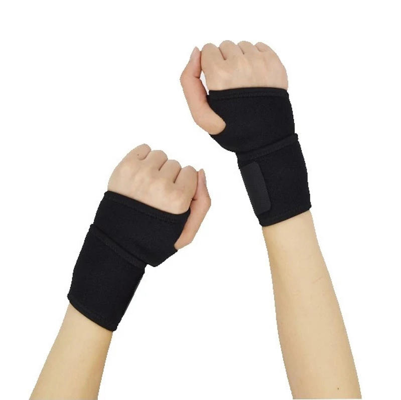 Adjustable Elastic Self-Heating Pressure  Neoprene Support Relief Pain from Tenosynovitis,  Carpal Tunnel, for Right and Left Hands-1