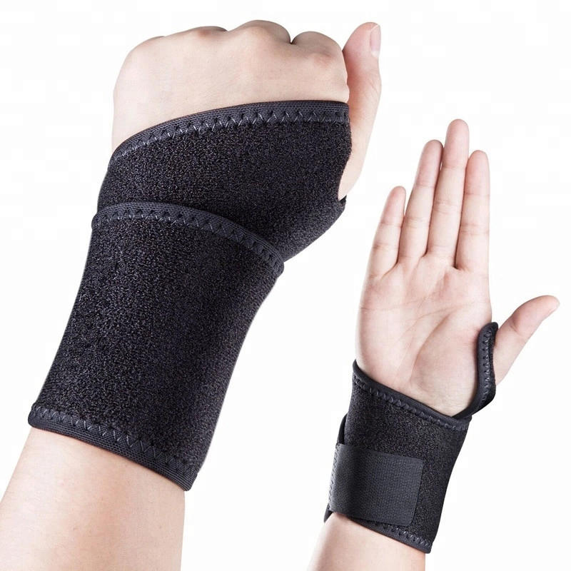 Adjustable Elastic Self-Heating Pressure  Neoprene Support Relief Pain from Tenosynovitis,  Carpal Tunnel, for Right and Left Hands-2
