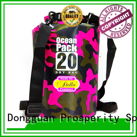 Prosperity dry bag with strap with innovative transparent window design open water swim buoy flotation device