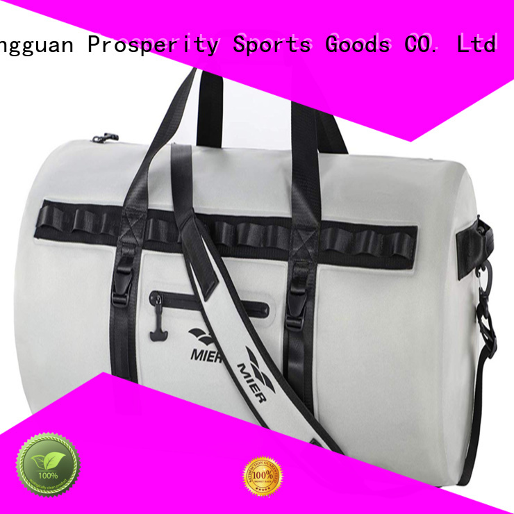 Prosperity polyester dry pack with adjustable shoulder strap for fishing