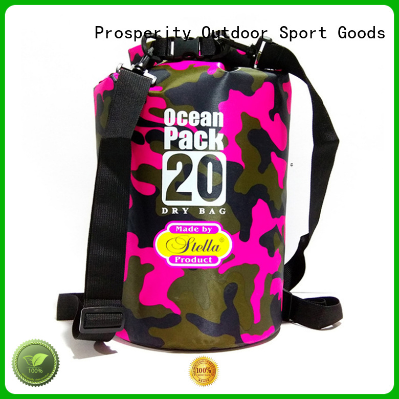 Prosperity heavy duty Waterproof dry bag with innovative transparent window design for kayaking