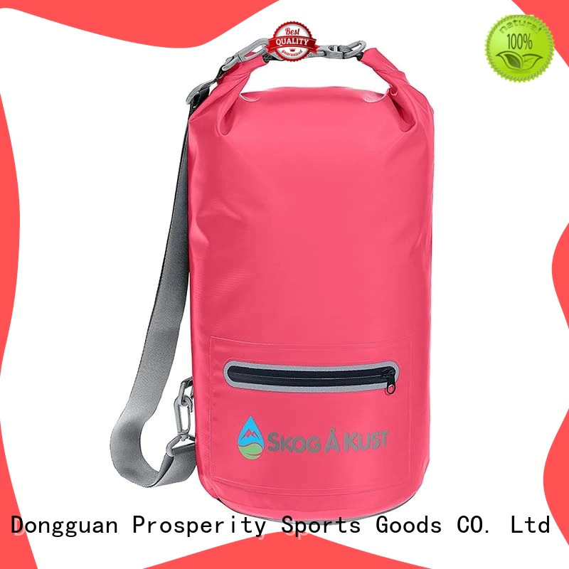Prosperity dry bag backpack with adjustable shoulder strap for fishing