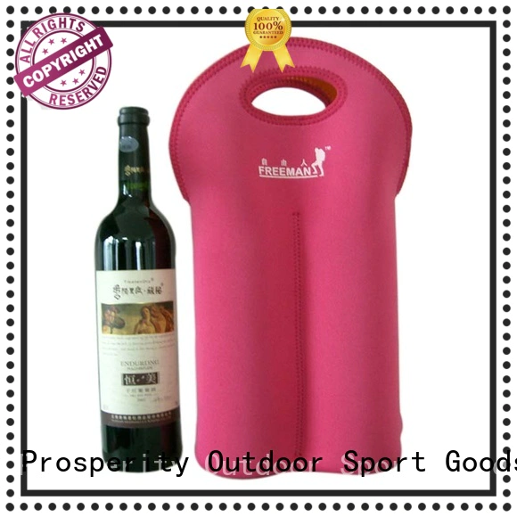 Double  bottle neoprene wine carrier tote bag water bottle holder
