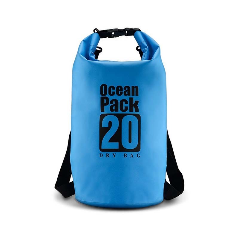 Outdoor waterproof sport dry bag with adjustable shoulder strap