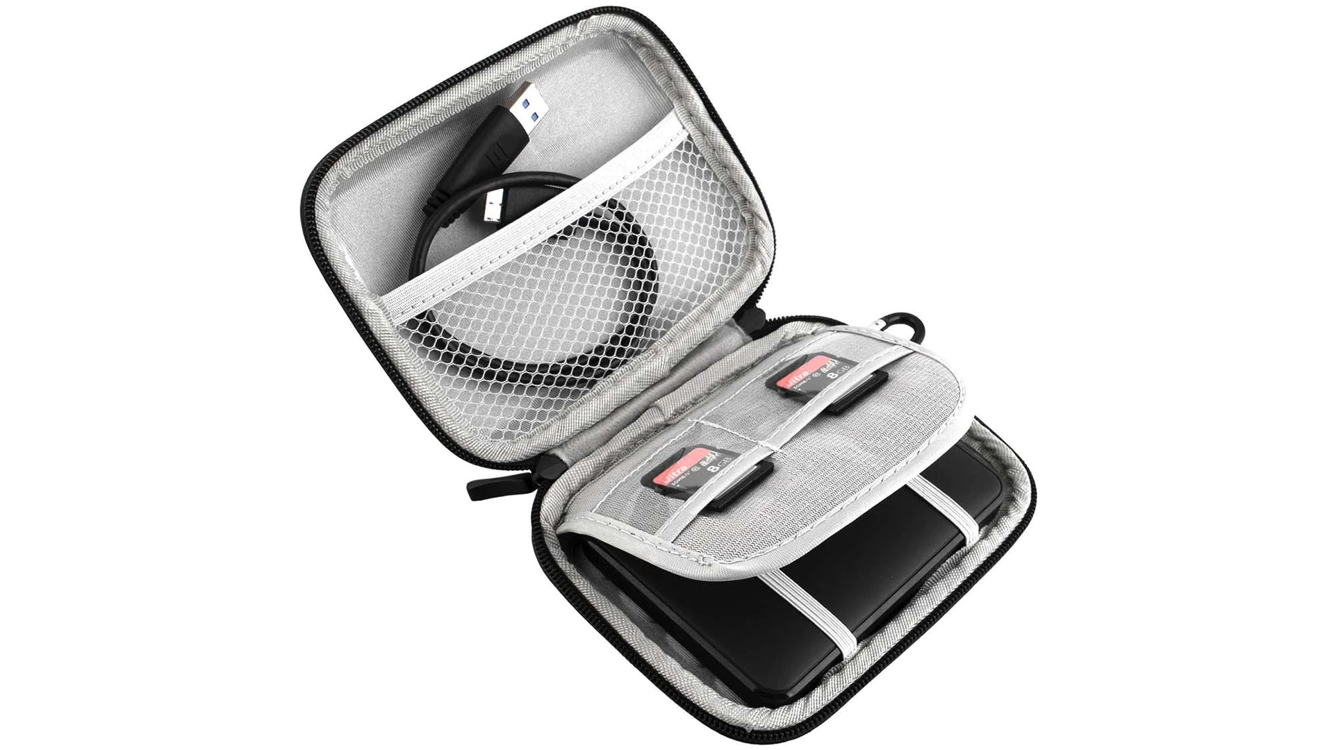 portable eva foam case with strap for gopro camera