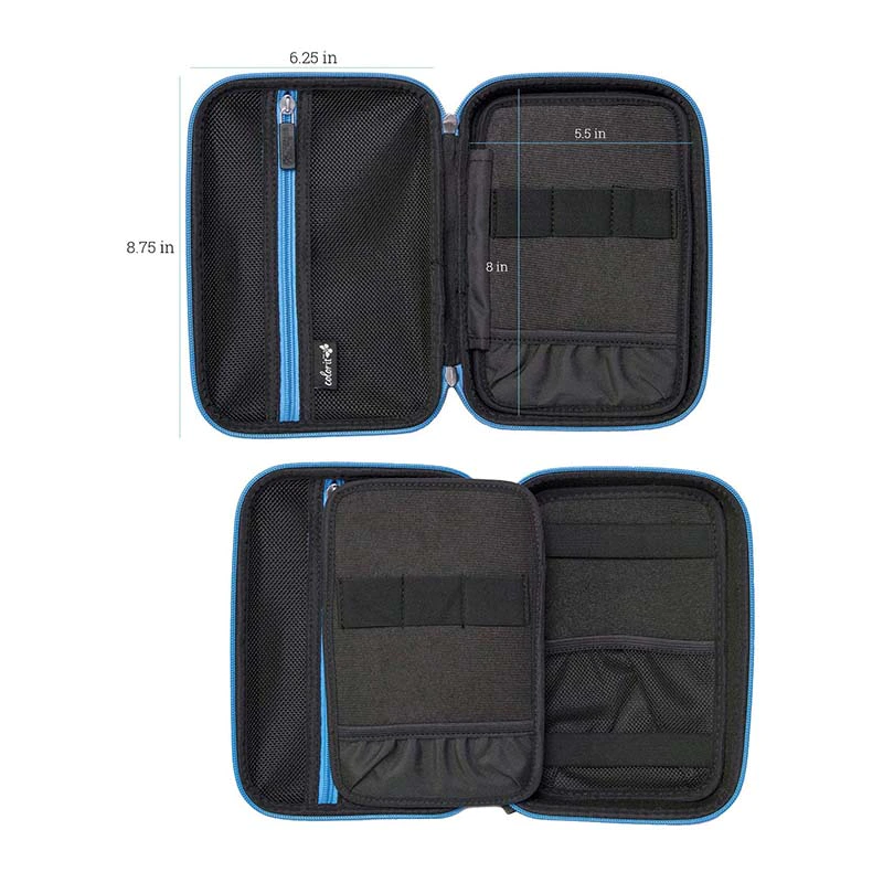 portable eva travel case disk carrying case for gopro camera