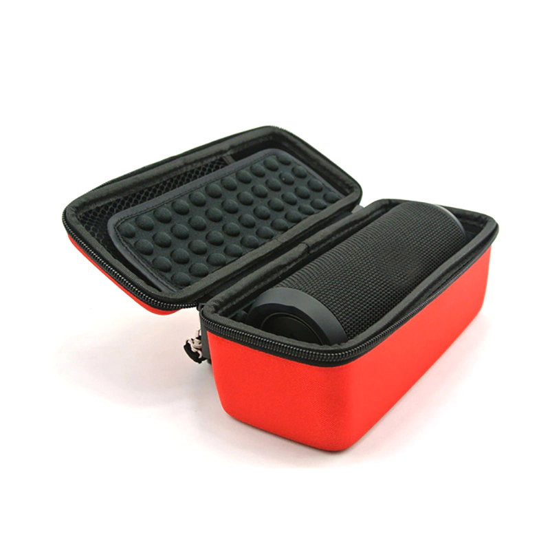 Portable eva hard shockproof speaker case  with strap