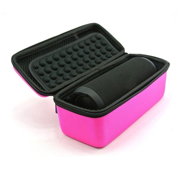 Portable eva hard shockproof speaker case  with strap-6