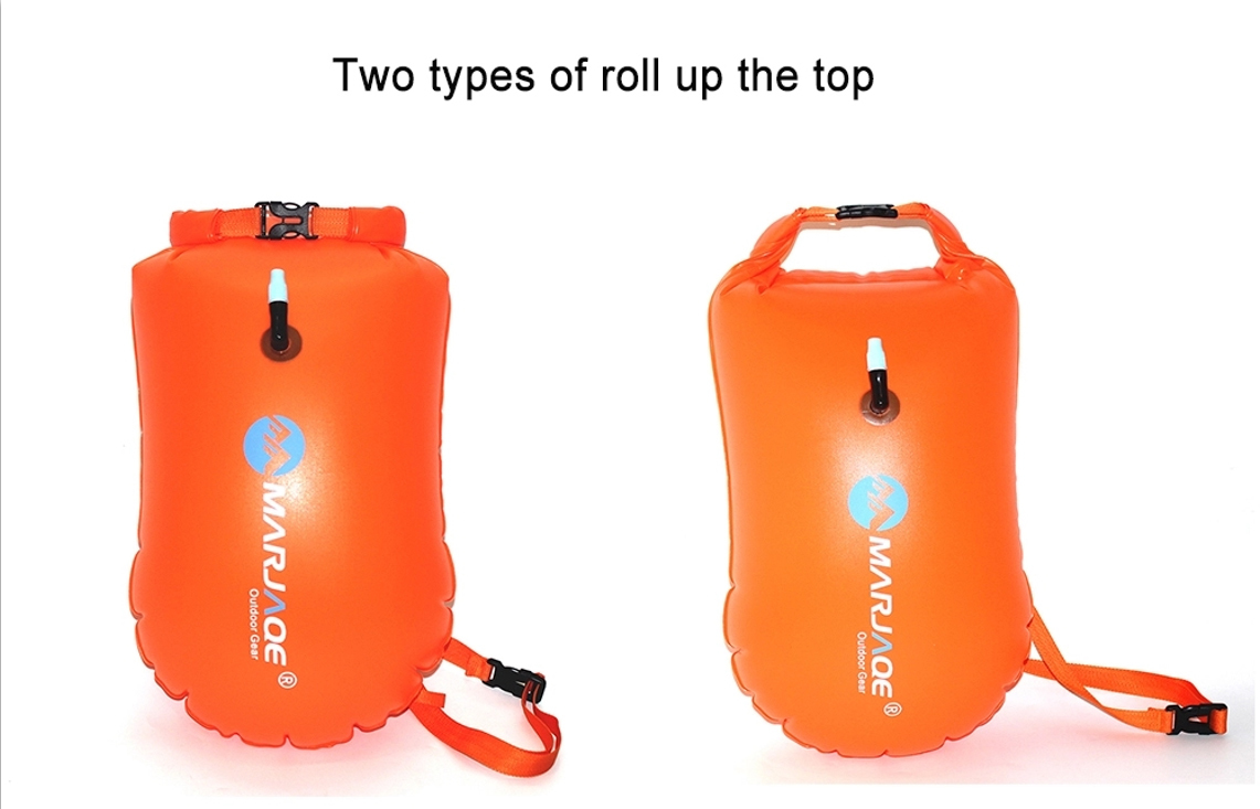 Prosperity go outdoors dry bag with innovative transparent window design for kayaking