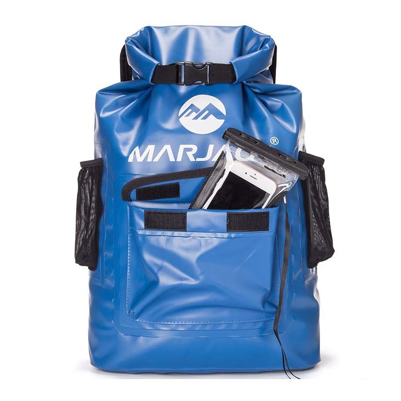 sport dry pack bag with adjustable shoulder strap for rafting