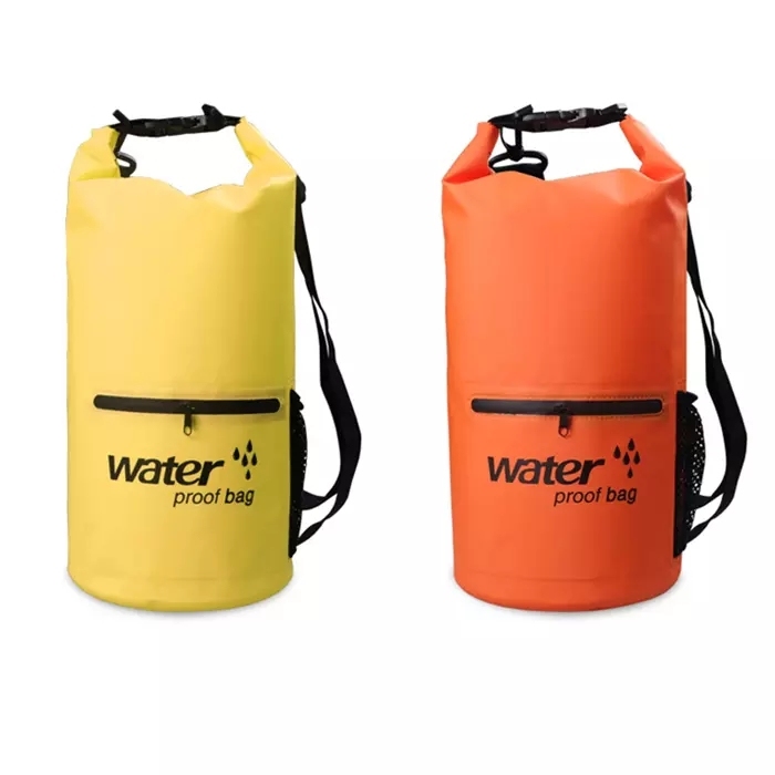 Prosperity outdoor dry bag backpack with innovative transparent window design open water swim buoy flotation device