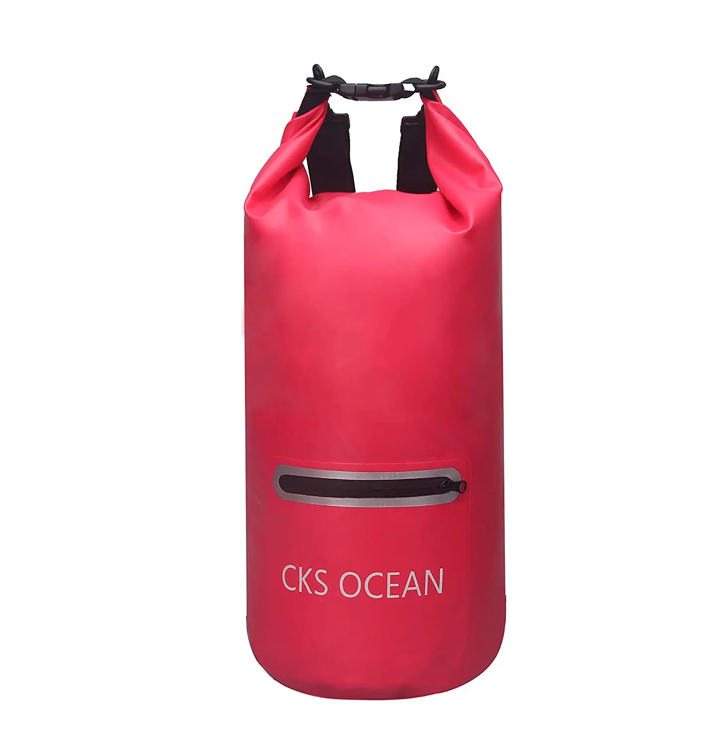 Prosperity drybag with innovative transparent window design open water swim buoy flotation device