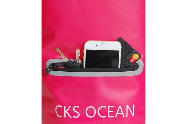 outdoor dry bag with adjustable shoulder strap open water swim buoy flotation device-6
