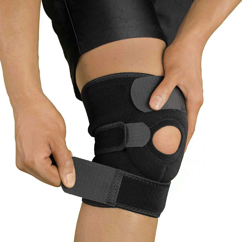 Wholesale sport neoprene adjustable knee support brace
