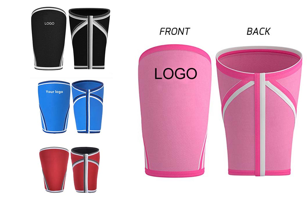 Neoprene compression knee braces, great support for cross training, weightlifting, powerlifting, squats, basketball-8