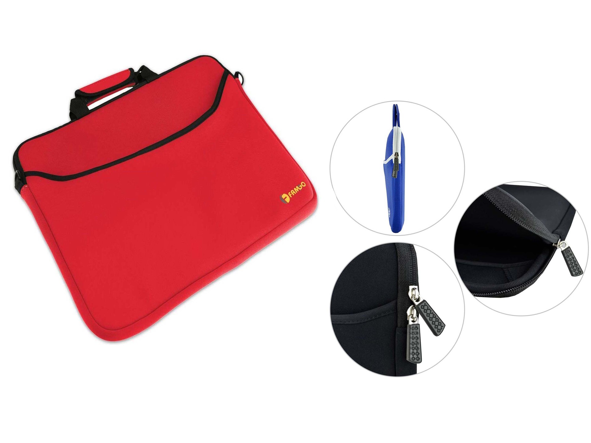 computer Neoprene bag with accessories pocket for hiking