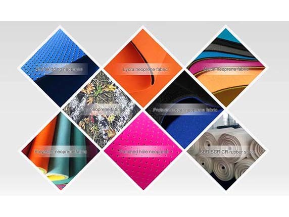 Prosperity elastic Neoprene fabric sponge rubber sheet for sport