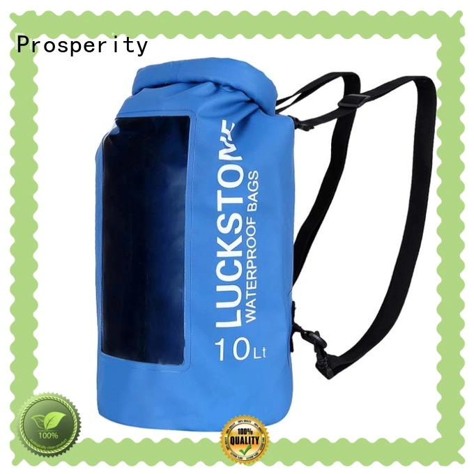 Prosperity floating dry bag with innovative transparent window design for fishing