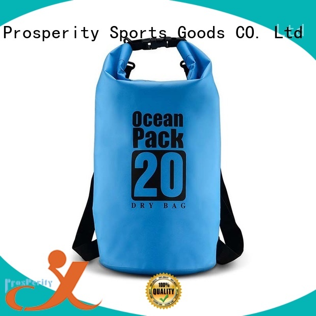 Prosperity drybag with adjustable shoulder strap for boating