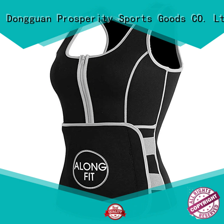 Neoprene vest suit with adjustable shaper waist trainer belt