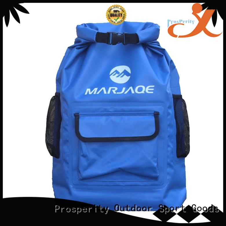 Prosperity floating dry pack bag with adjustable shoulder strap for fishing