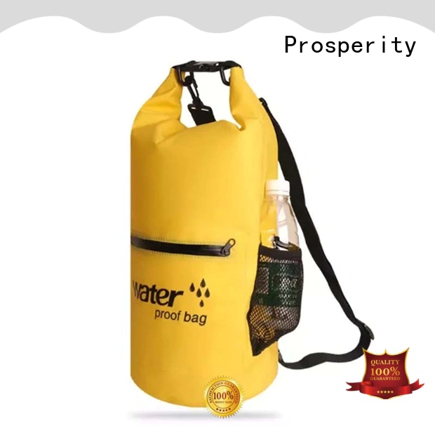 Prosperity custom dry backpack with innovative transparent window design open water swim buoy flotation device