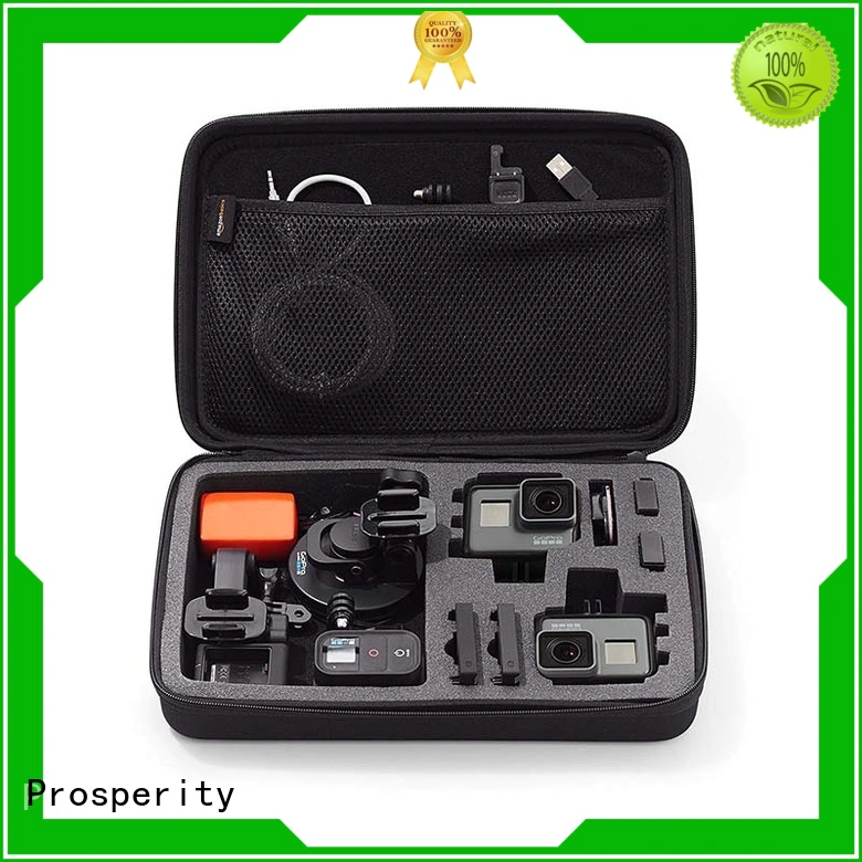 Prosperity black EVA case disk carrying case for gopro camera