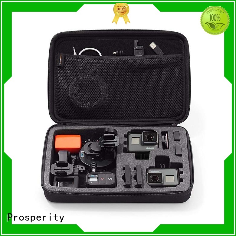 Prosperity black EVA case disk carrying case for gopro camera