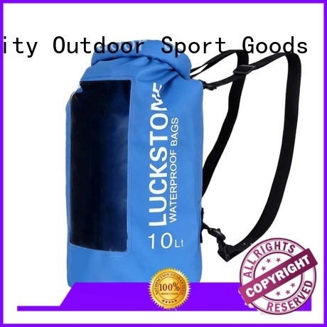 Prosperity dry bag with strap with adjustable shoulder strap open water swim buoy flotation device