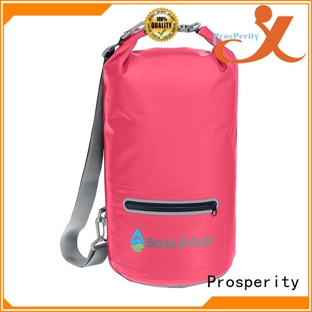 Prosperity best dry bag with adjustable shoulder strap for boating