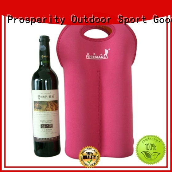 Prosperity double neoprene travel bag water bottle holder for hiking