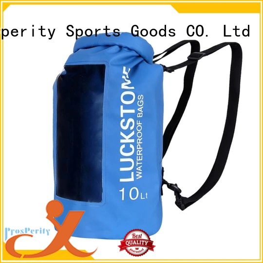 Floating waterproof dry bag with  innovative transparent window design