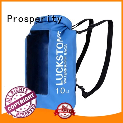 Prosperity Waterproof dry bag with innovative transparent window design for fishing