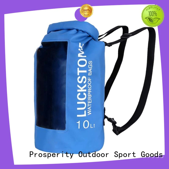 outdoor dry bag sizes with innovative transparent window design for fishing
