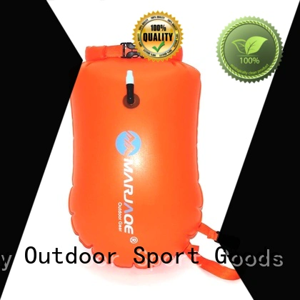 sport dry pack bag with adjustable shoulder strap open water swim buoy flotation device