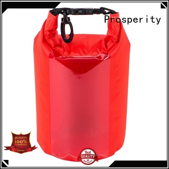 Prosperity dry pack bag with adjustable shoulder strap for fishing