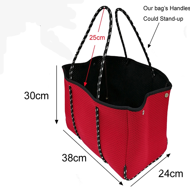 customized neoprene bags beach tote bags for hiking