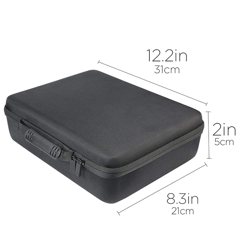 Prosperity black eva carrying case medical storage for hard drive