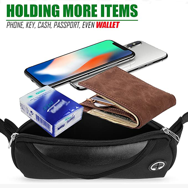 can shape custom neoprene bags with accessories pocket for travel-13