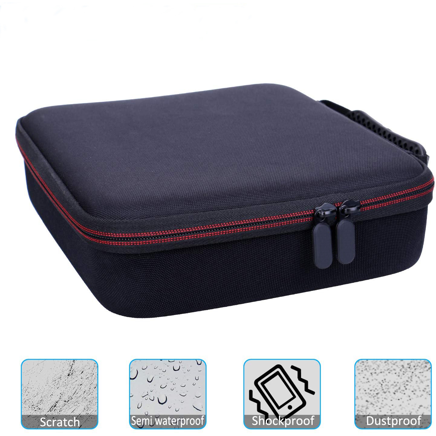 EVA Hard Case with Foam， Hard Sided Camera/Digital Case EVA shockproof Outdoor case，Suitable for storage of drones, digital products, electronic instruments, etc.