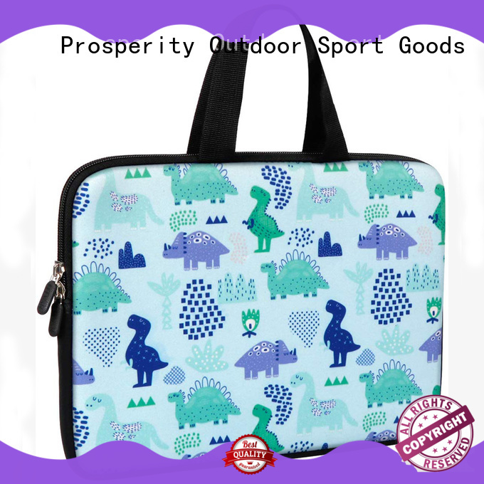 Prosperity beer neoprene bag manufacturer with accessories pocket for hiking